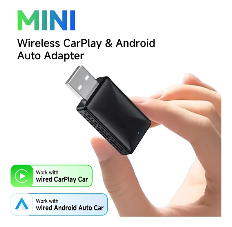 ADAPTADOR INALAMBRICO CARPLAY Y ANDROID AUTO - 2