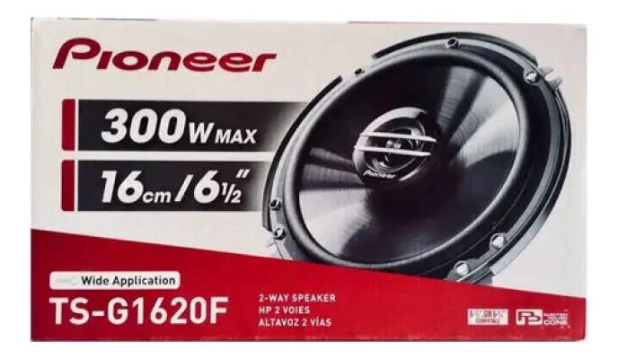 BOCINAS PARA AUTO 6.5' 300W 2 VIAS COLOR NEGRO - 4
