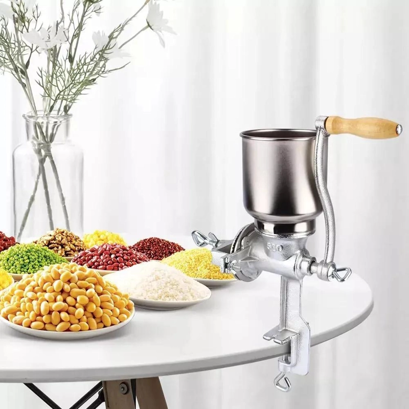 MOLINO MANUAL PORTATIL PARA GRANOS DE CAFE , MAIZ Y CEREAL - 5