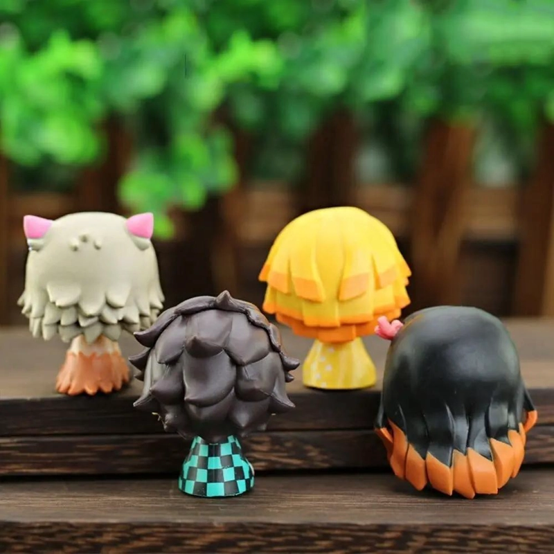 SET 4 FIGURAS DEMON SLAYER KIMETSU NO YAIBA - 4