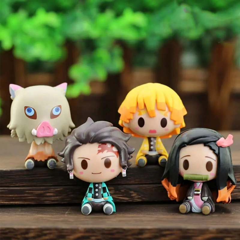 SET 4 FIGURAS DEMON SLAYER KIMETSU NO YAIBA - 5