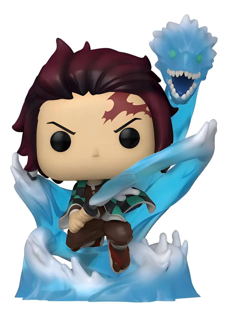 FIGURA DE ACCION TANJIRO KAMADO CON DRAGON - 1