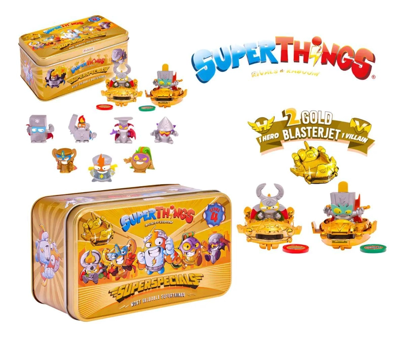 LATA GOLD CON FIGURA ULTRA RARA SUPERZINGS SERIES 4 - 1