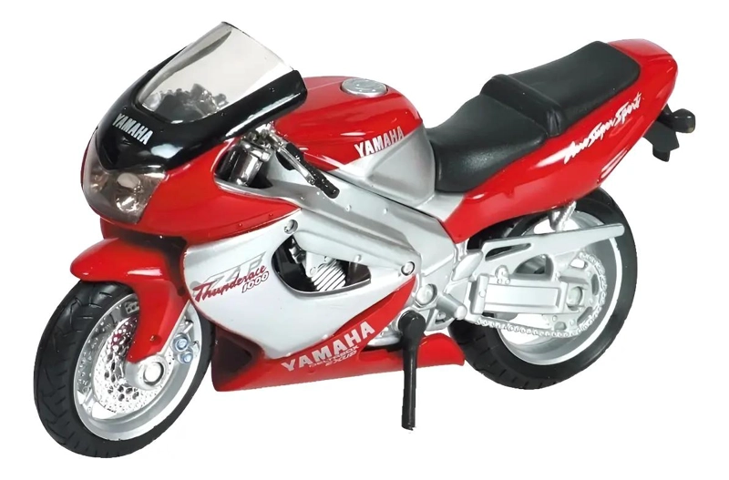 MOTOCICLETA COLECCION 1:18 YZF 1000R CON BASE - 1
