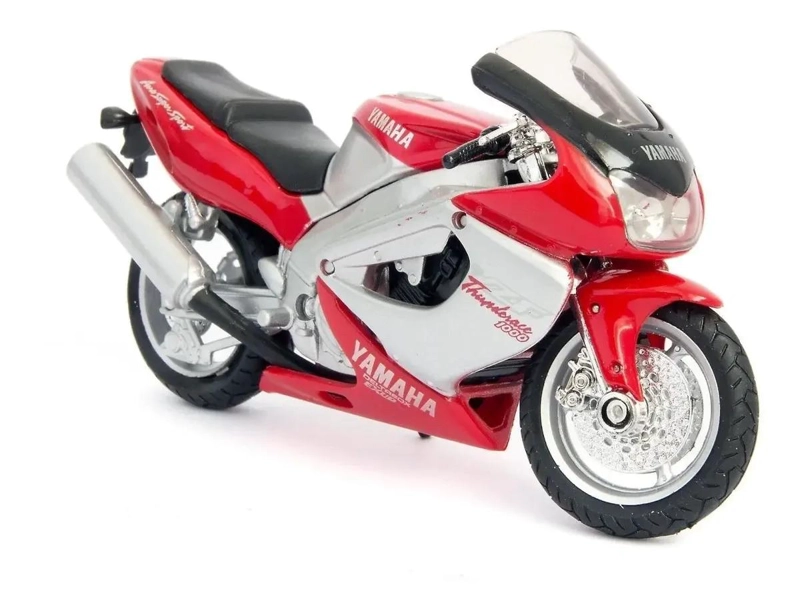MOTOCICLETA COLECCION 1:18 YZF 1000R CON BASE - 2