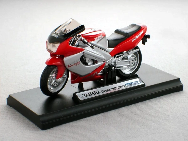 MOTOCICLETA COLECCION 1:18 YZF 1000R CON BASE - 3