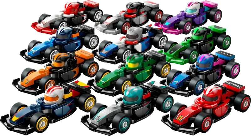 MINIFIGURAS DE AUTOS DE F1 COLECCIONABLES 29 PZS - 3