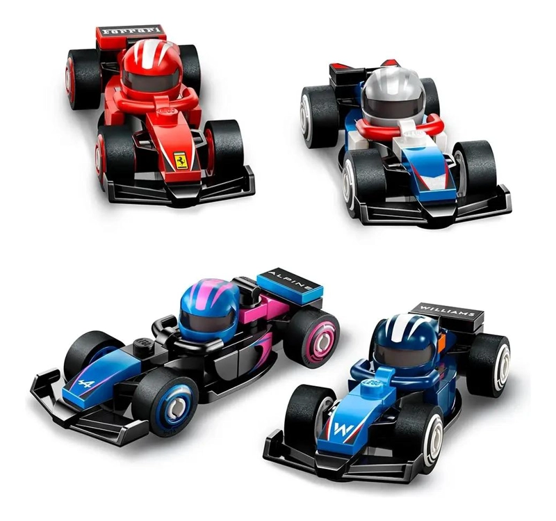 MINIFIGURAS DE AUTOS DE F1 COLECCIONABLES 29 PZS - 4