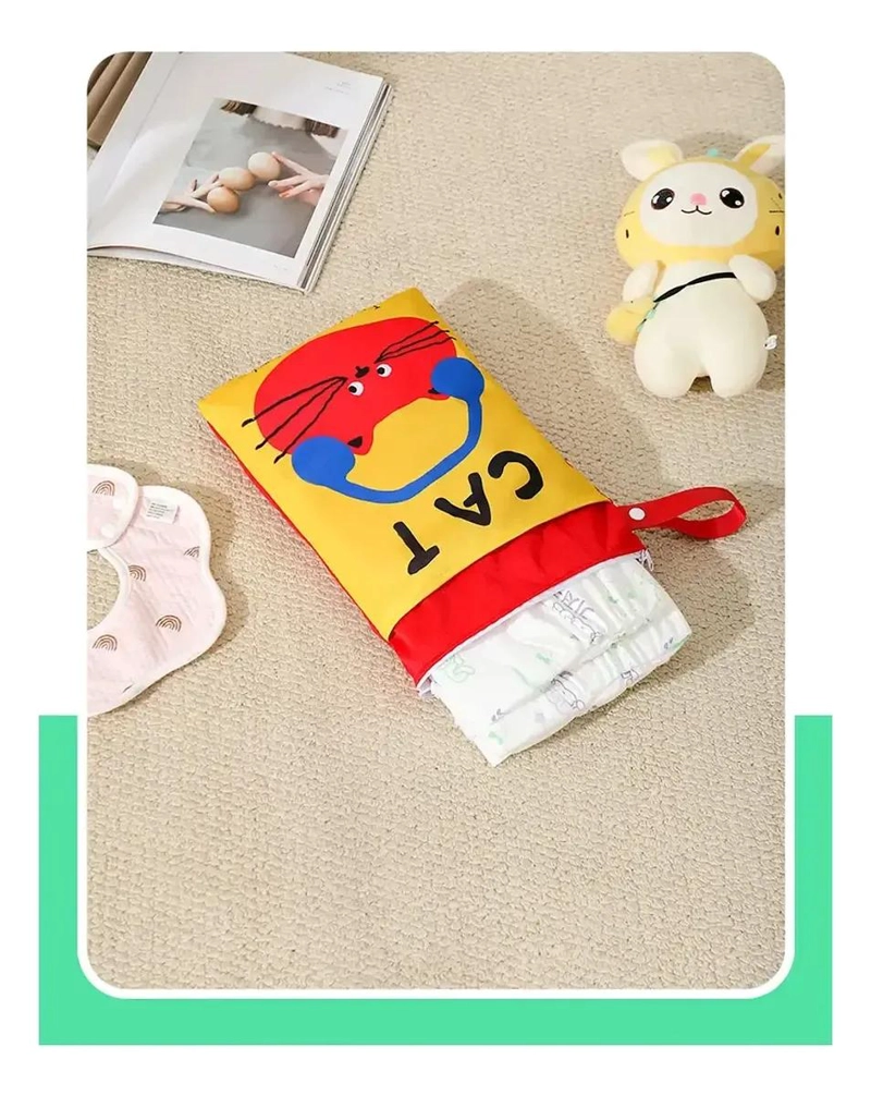 SET 4 BOLSAS IMPERMEABLES PARA PAÑALES Y MUDAS - 5