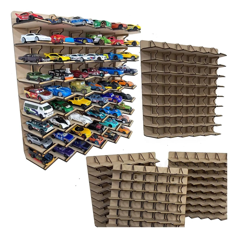 EXHIBIDOR PARA 54 AUTOS ESCALA 1:64 - 1