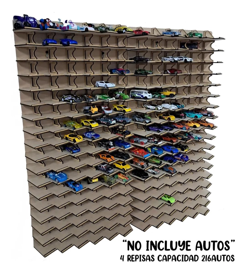 EXHIBIDOR PARA 54 AUTOS ESCALA 1:64 - 5