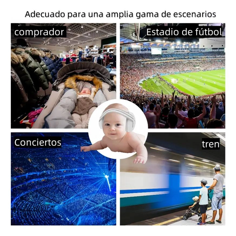 PROTECCION AUDIFONOS ANTIRUIDO PARA BEBE S Y NIÑOS - 3