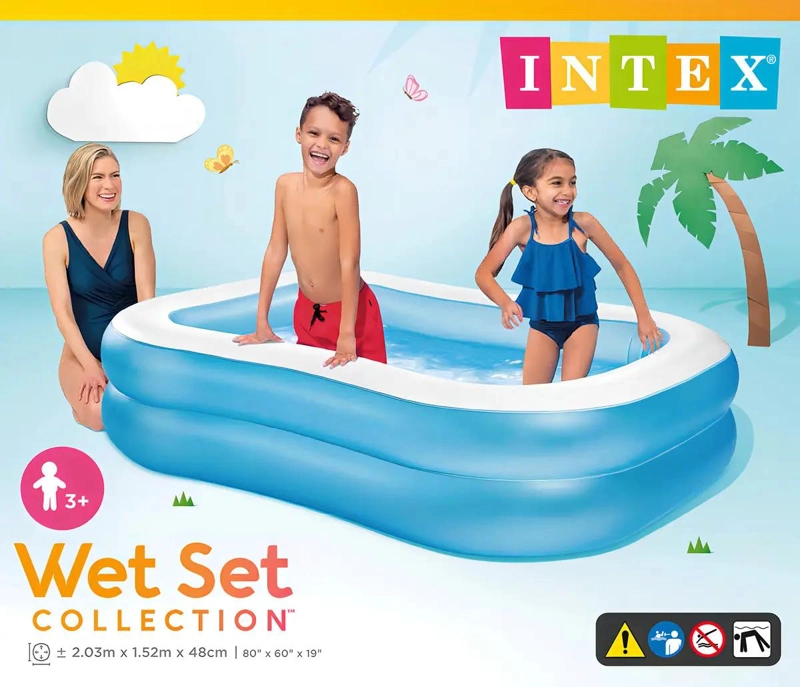 PISCINA INFLABLE FAMILIAR 510 LITROS - 1