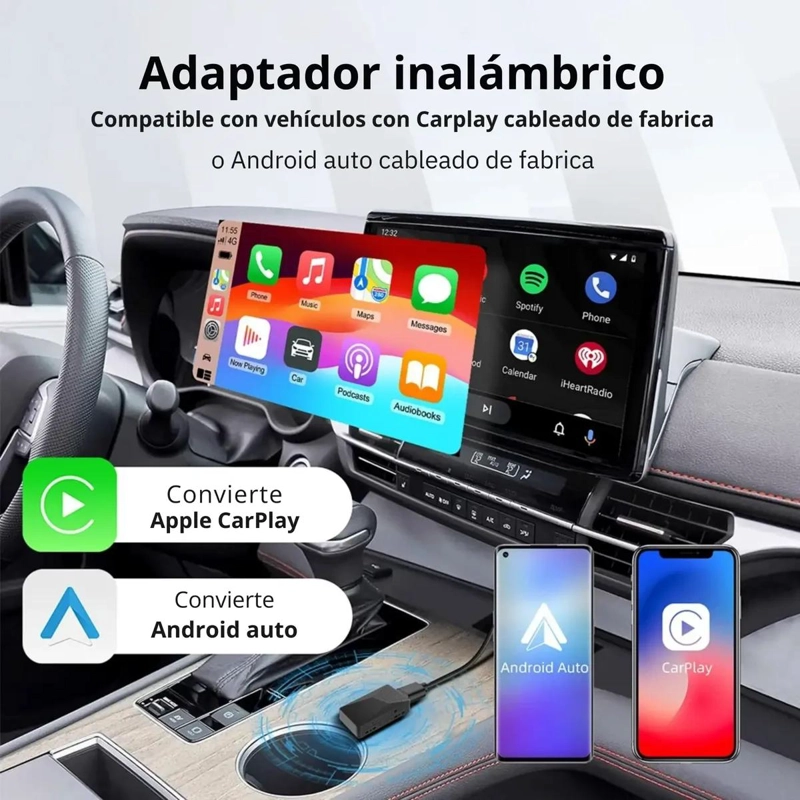 ADAPTADOR INALAMBRICO 2 EN 1 PARA IPHONE Y ANDROID - 3