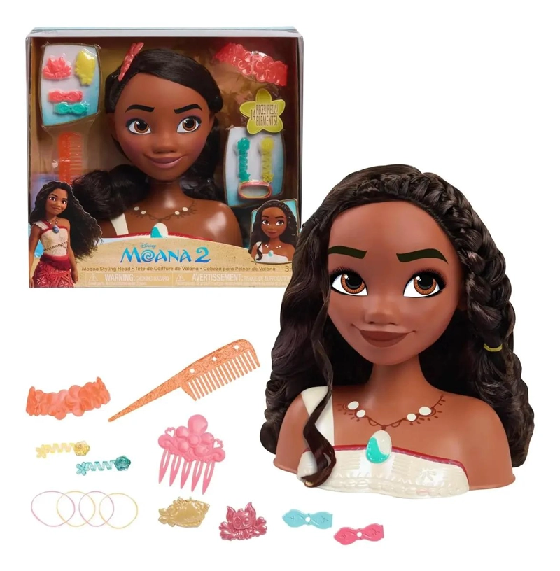 MUÑECA MOANA PARA PEINAR CON ACCESORIOS - 1