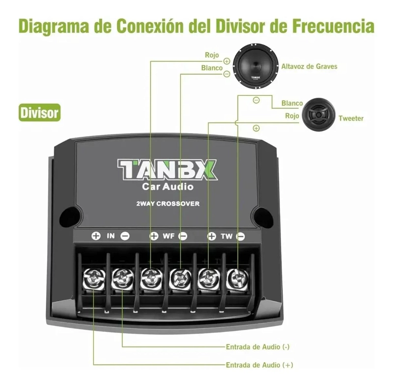 SET DE MEDIOS 6.5 PULGADAS PARA AUTO - 5