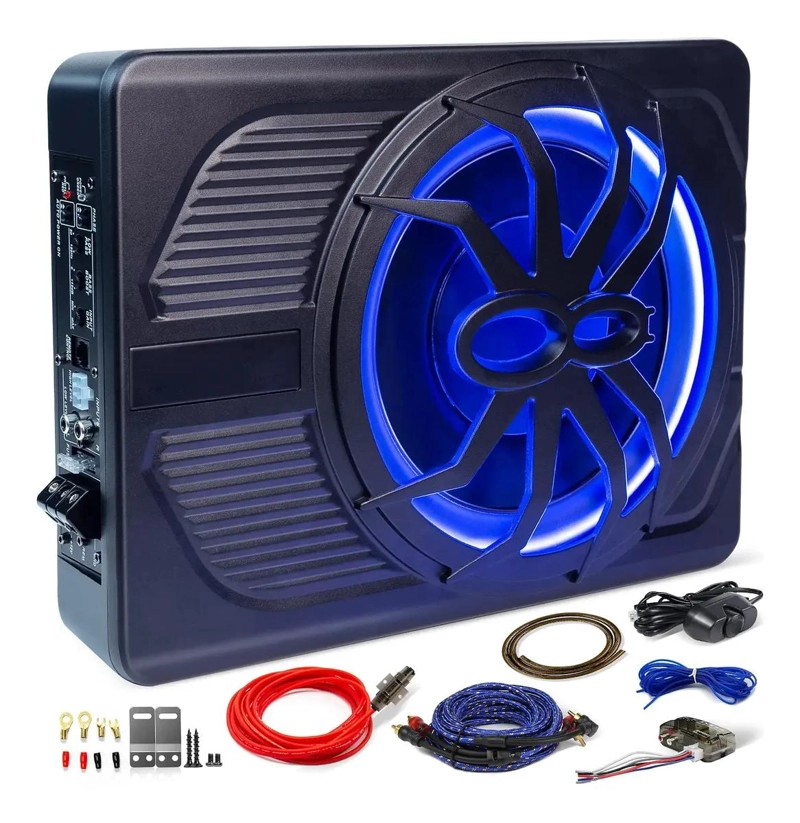 SUBWOOFER AMPLIFICADO 10 PULGADAS 800W PARA CARROS - 1