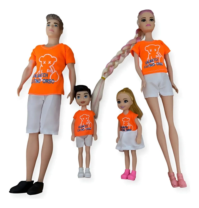MUÑECOS DE FAMILIA FASHION PARA NIÑOS - 1