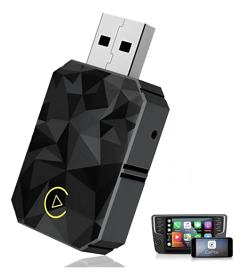 ADAPTADOR INALAMBRICO CAR PLAY 2 EN 1 PARA AUTO - 1
