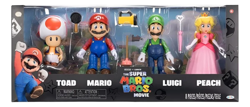 SET 4 FIGURAS DE PERSONAJES DE VIDEOJUEGOS - 1