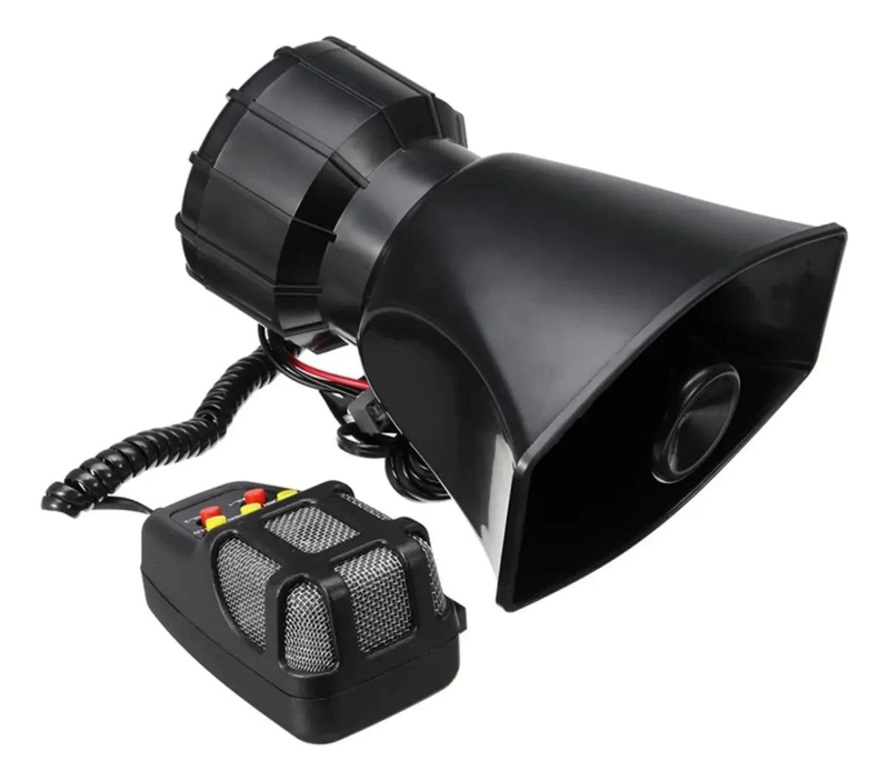BOCINA ALTAVOCES PARA AUTO CON MICROFONO UNIVERSAL - 1