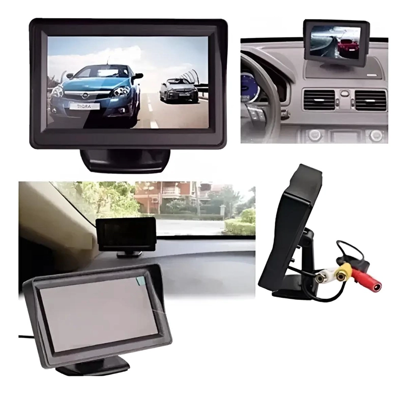 KIT CAMARA RETROCESO INALAMBRICA PARA CAMIONES Y BUSES - 6