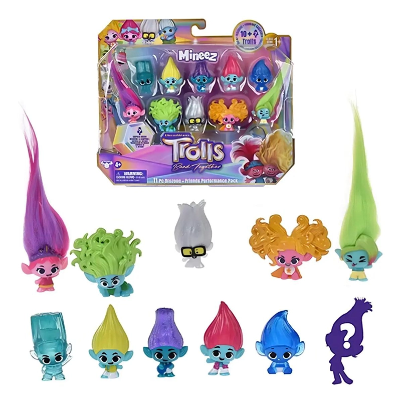 PACK DE 10 MINI FIGURAS DE ACCION TROLLS - 2