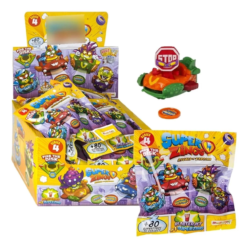 BLASTERJET SUPER ZINGS SERIE 4 CON FIGURA - 2
