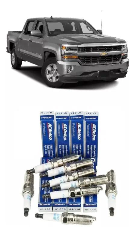 JUEGO DE BUJIAS PARA CHEVROLET SILVERADO 14-20 - 1