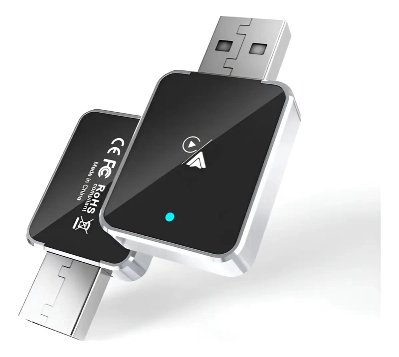 ADAPTADOR CARPLAY Y ANDROID AUTO USB Y USB-C - 1