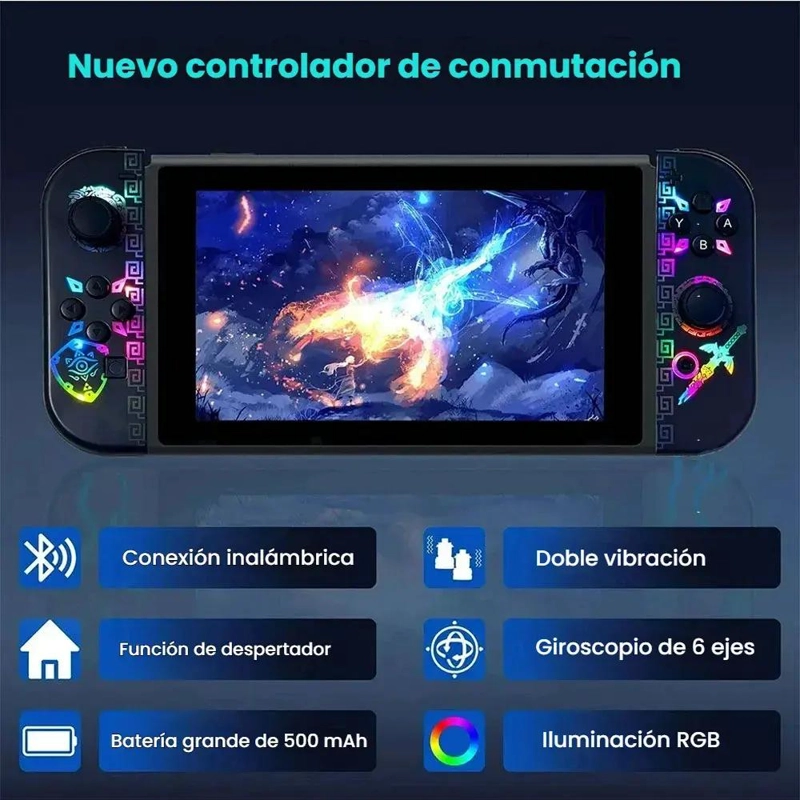 CONTROL INALAMBRICO RGB PARA CONSOLAS - 5