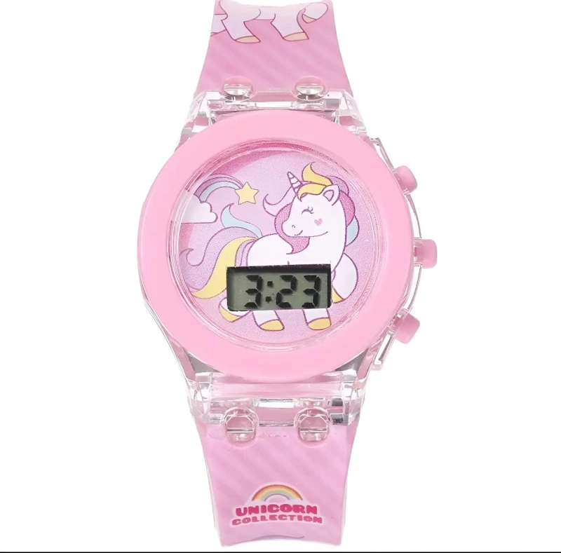 RELOJ UNICORNIO CON PULSERA Y CAJA DE REGALO - 2