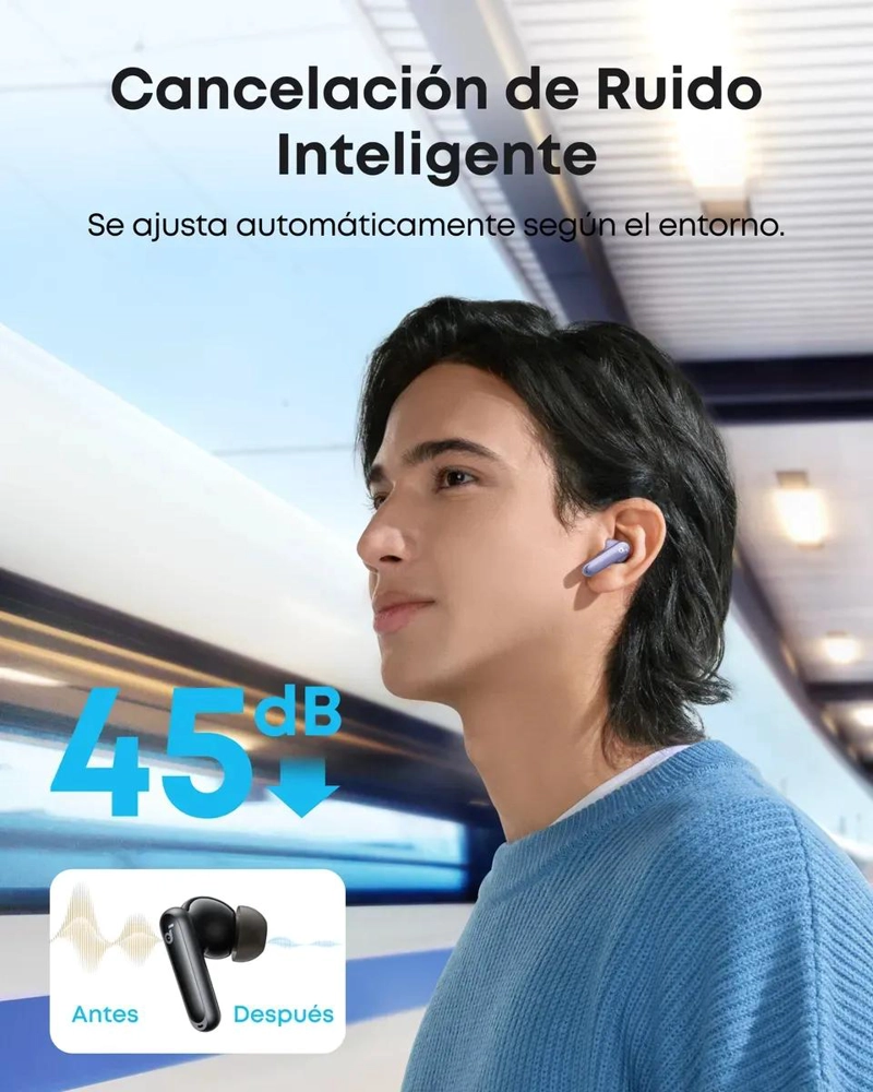 AUDIFONOS BLUETOOTH IN EAR CANCELACION DE RUIDO - 2