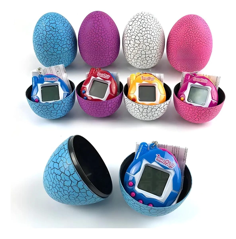 TAMAGOTCHI MASCOTA VIRTUAL LLAVERO COLOR ROSADO - 3