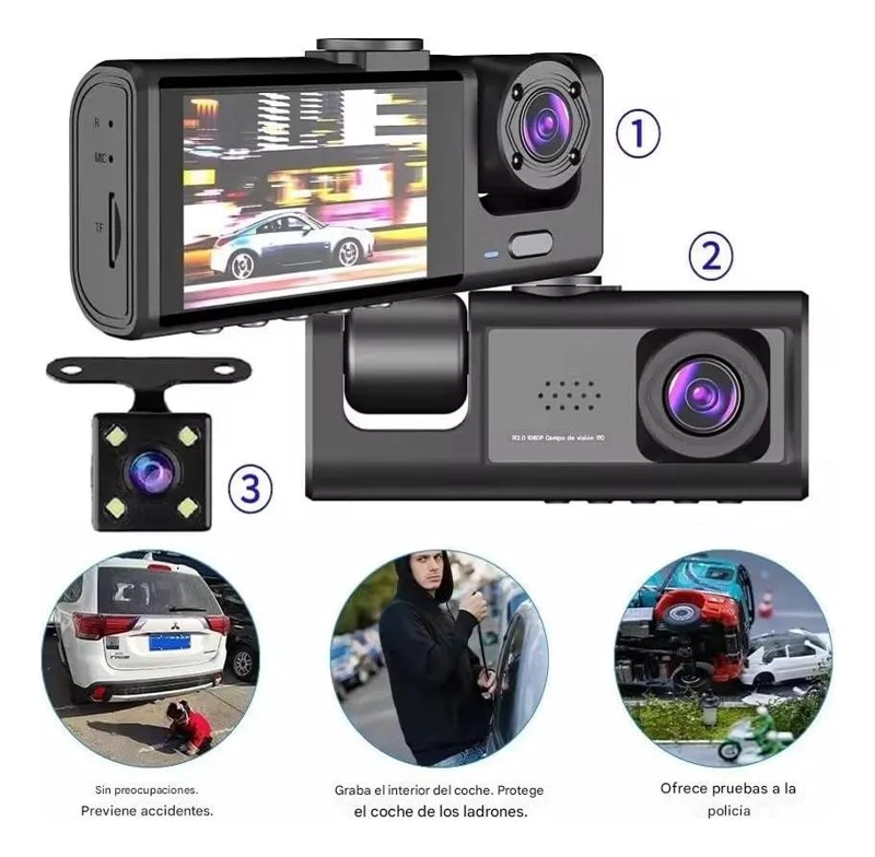 CAMARA DE AUTO SUPER FULL HD 1080 - 3
