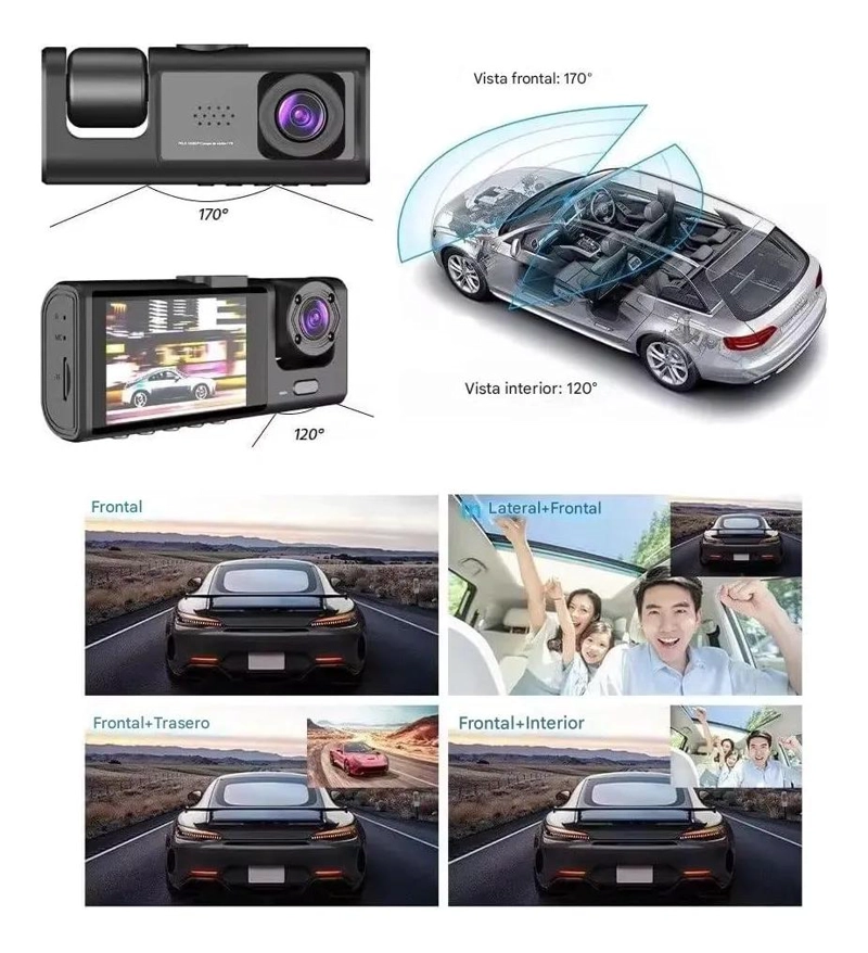CAMARA DE AUTO SUPER FULL HD 1080 - 4