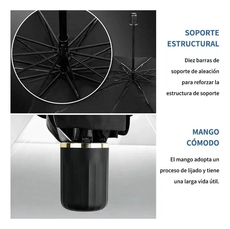 PARASOL PARABRISAS AUTO TIPO SOMBRILLA CUBRE SOL - 3