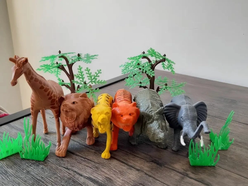 PACK 6 FIGURAS DE ANIMALES DE LA SELVA - 3