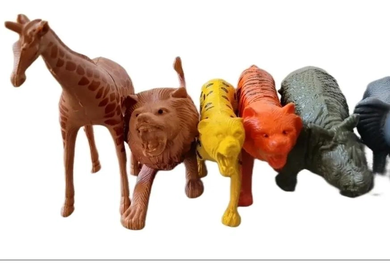 PACK 6 FIGURAS DE ANIMALES DE LA SELVA - 4