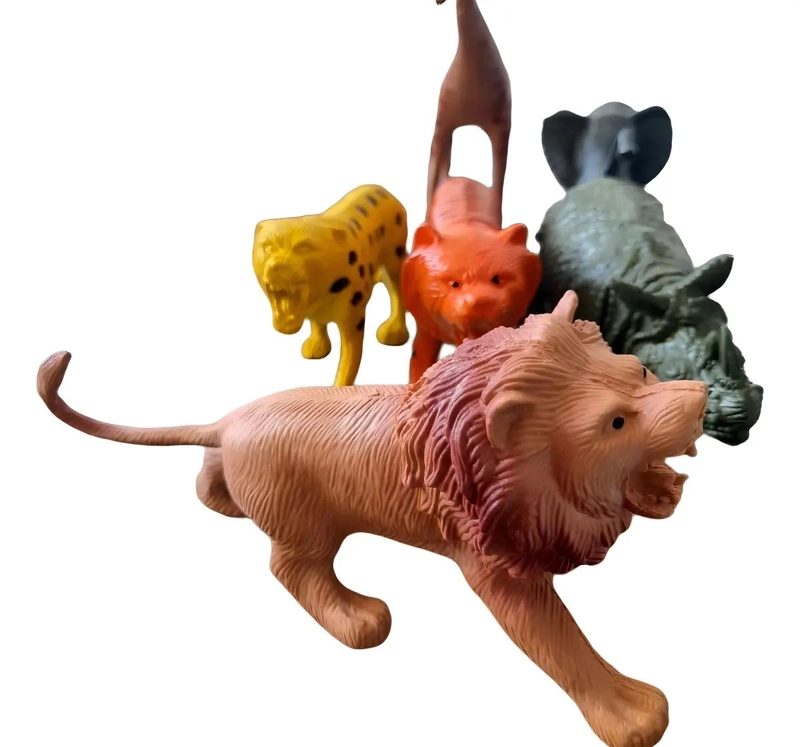 PACK 6 FIGURAS DE ANIMALES DE LA SELVA - 5