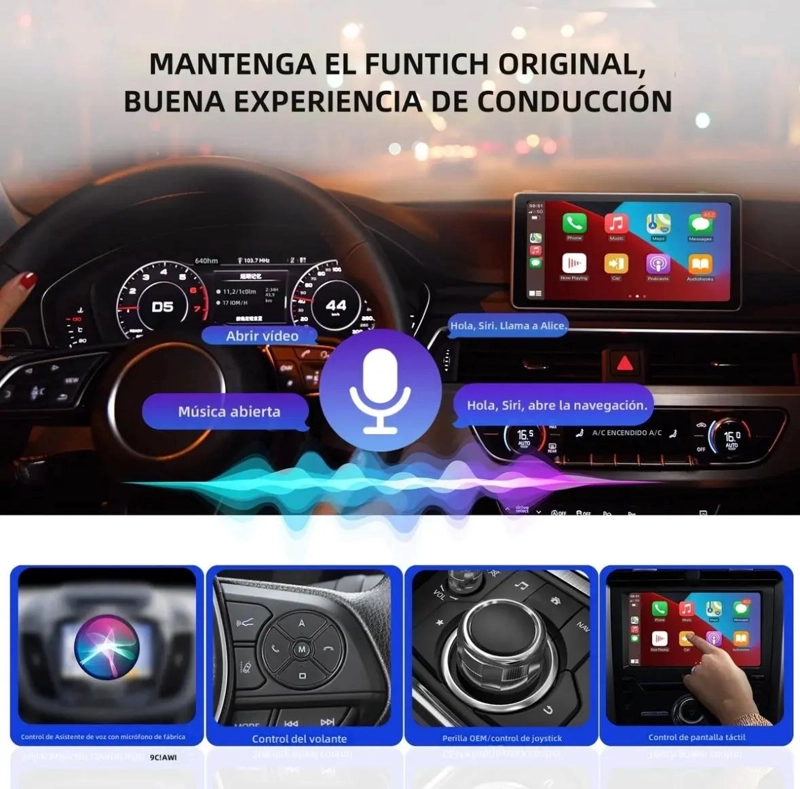 ADAPTADOR MINI INALAMBRICO PARA CARPLAY - 4