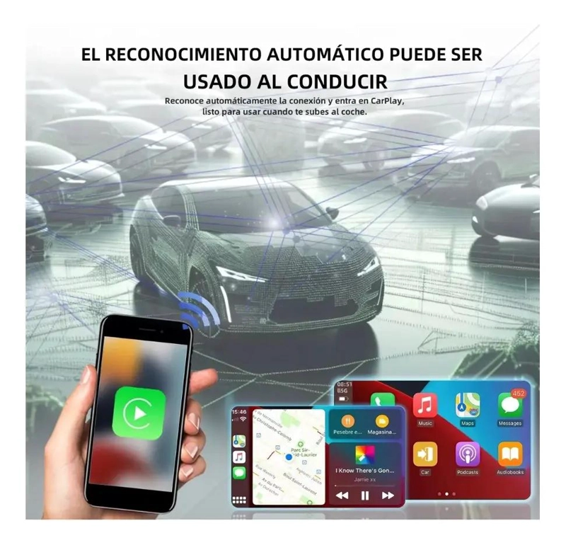 ADAPTADOR MINI INALAMBRICO PARA CARPLAY - 5