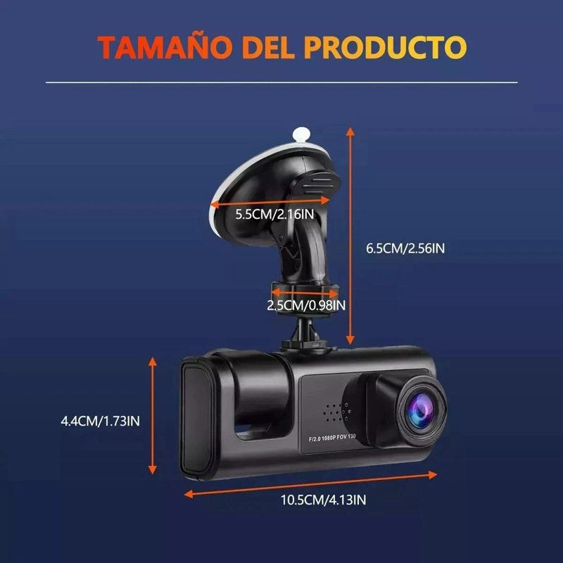 CAMARA PARA AUTO HD 1080P CON WIFI - 2