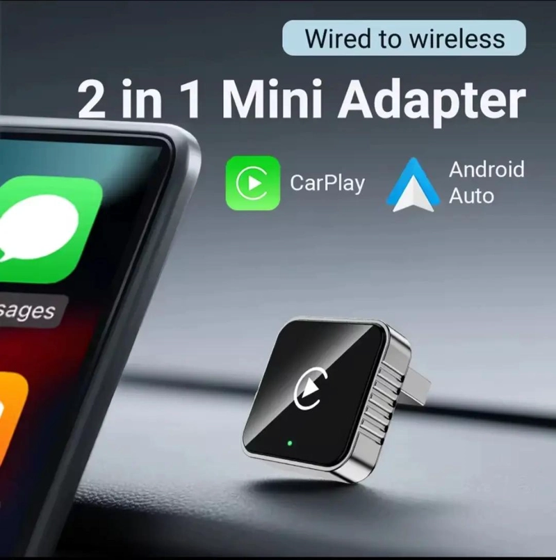 ADAPTADOR INALAMBRICO CARPLAY Y ANDROID AUTO - 2
