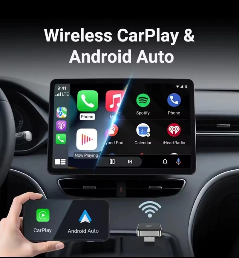 ADAPTADOR INALAMBRICO CARPLAY Y ANDROID AUTO - 3