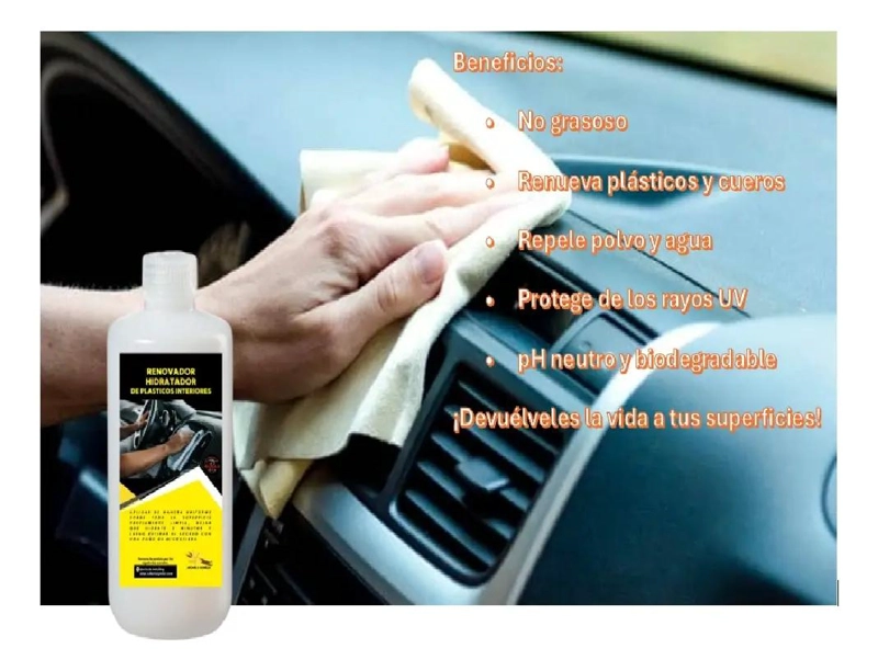 HIDRATADOR RENOVADOR PLASTICOS INTERIORES 500ML - 2