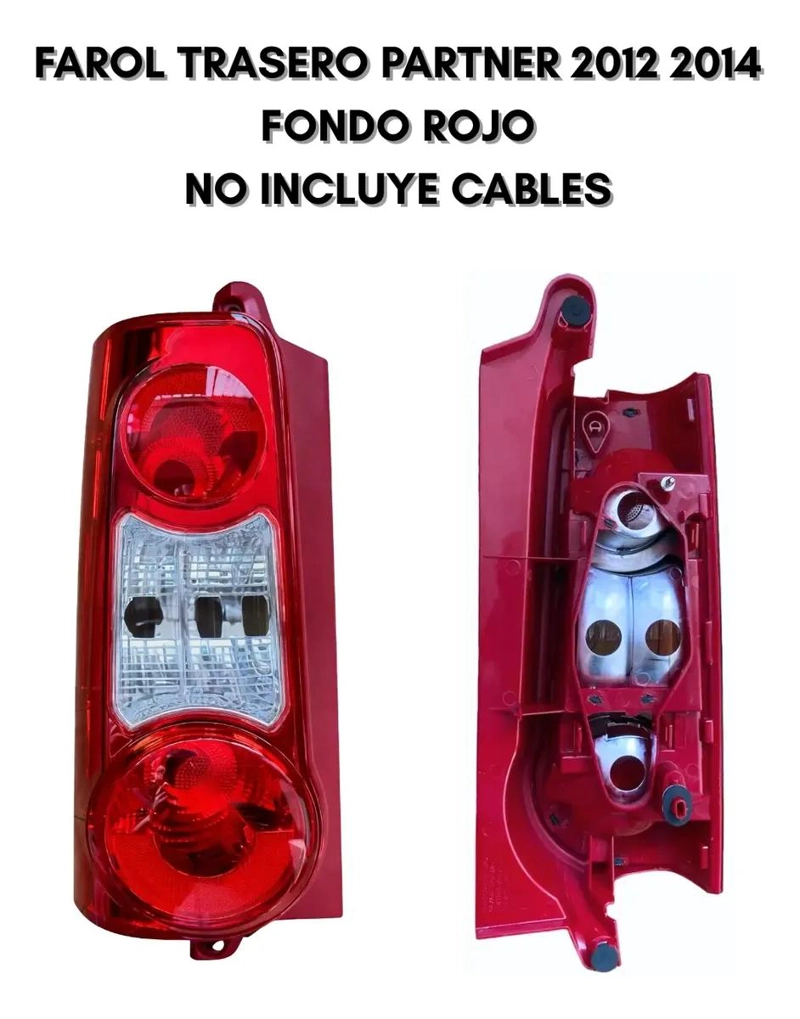 FAROL TRASERO IZQUIERDO PEUGEOT PARTNER 2012-2014 - 2