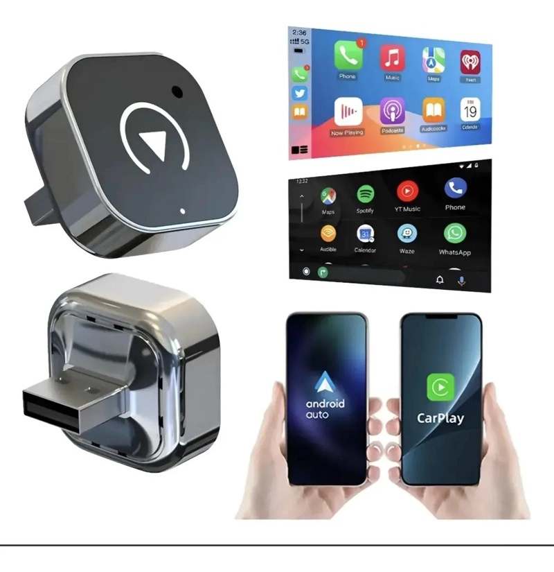 ADAPTADOR INALAMBRICO MINI CARPLAY Y ANDROID AUTO - 4