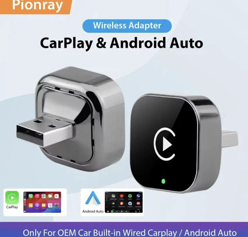 ADAPTADOR INALAMBRICO CARPLAY Y ANDROID AUTO - 2