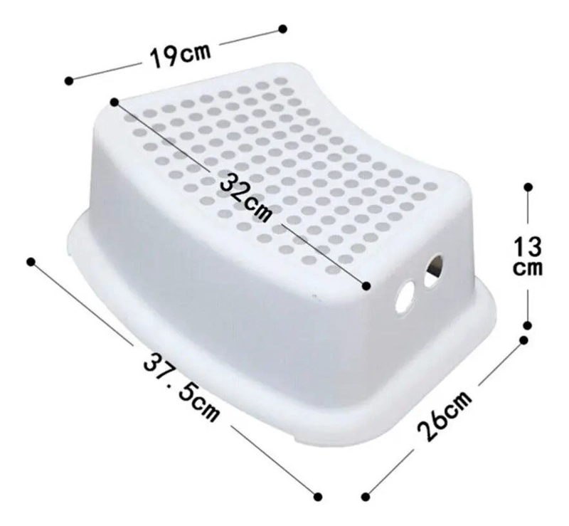 PISO ALZADOR DE BAÑO PARA NIÑOS BLANCO - 4